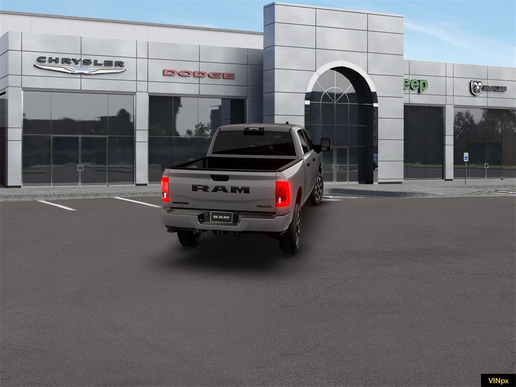 New 2026 Ceramic Gray Clear-Coat Exterior Paint RAM Big Horn Night Edition image 12