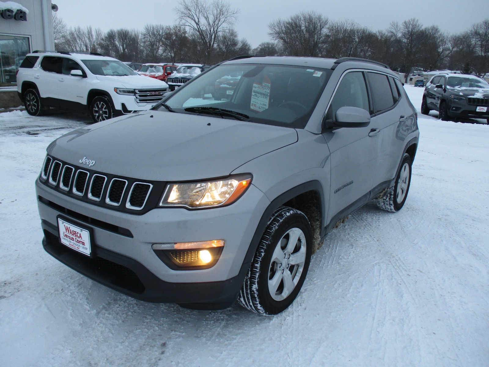 Used 2021 Jeep Compass Latitude with VIN 3C4NJDBBXMT584098 for sale in Waseca, Minnesota
