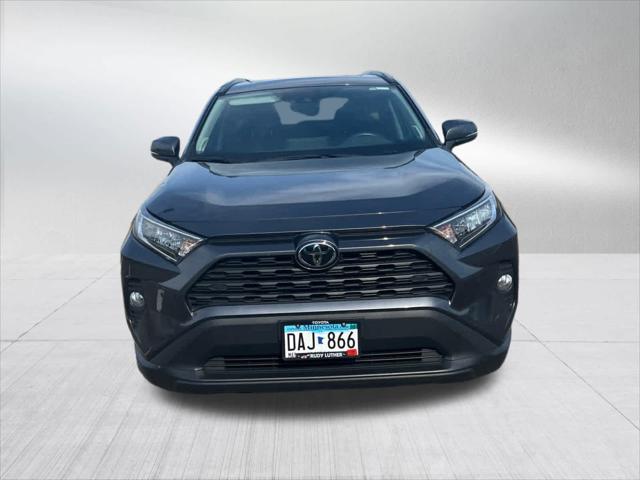 Certified 2019 Toyota RAV4 XLE Premium with VIN 2T3A1RFV8KC020120 for sale in Golden Valley, Minnesota
