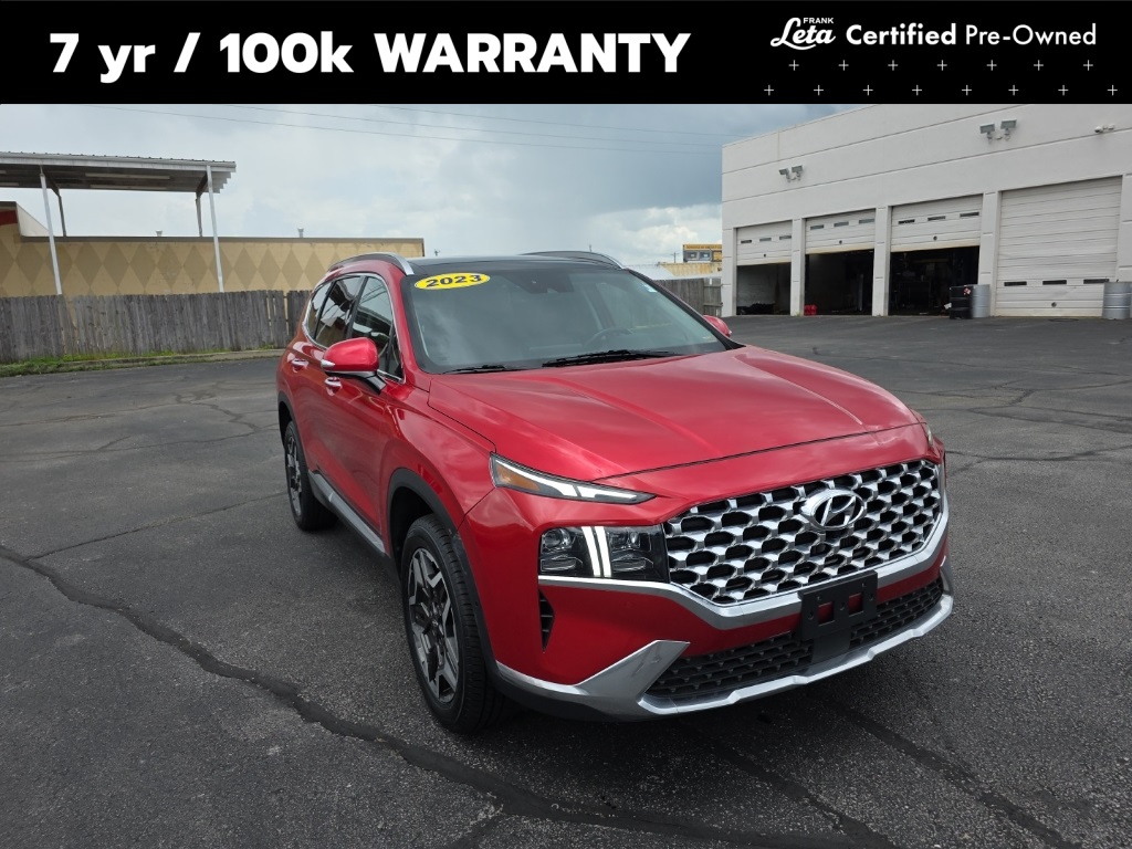 Used 2023 Calypso Red Hyundai Limited image 1