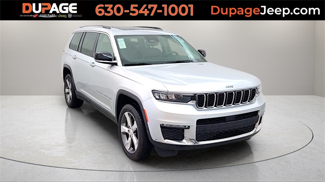 Used 2022 Silver Jeep Limited image 1