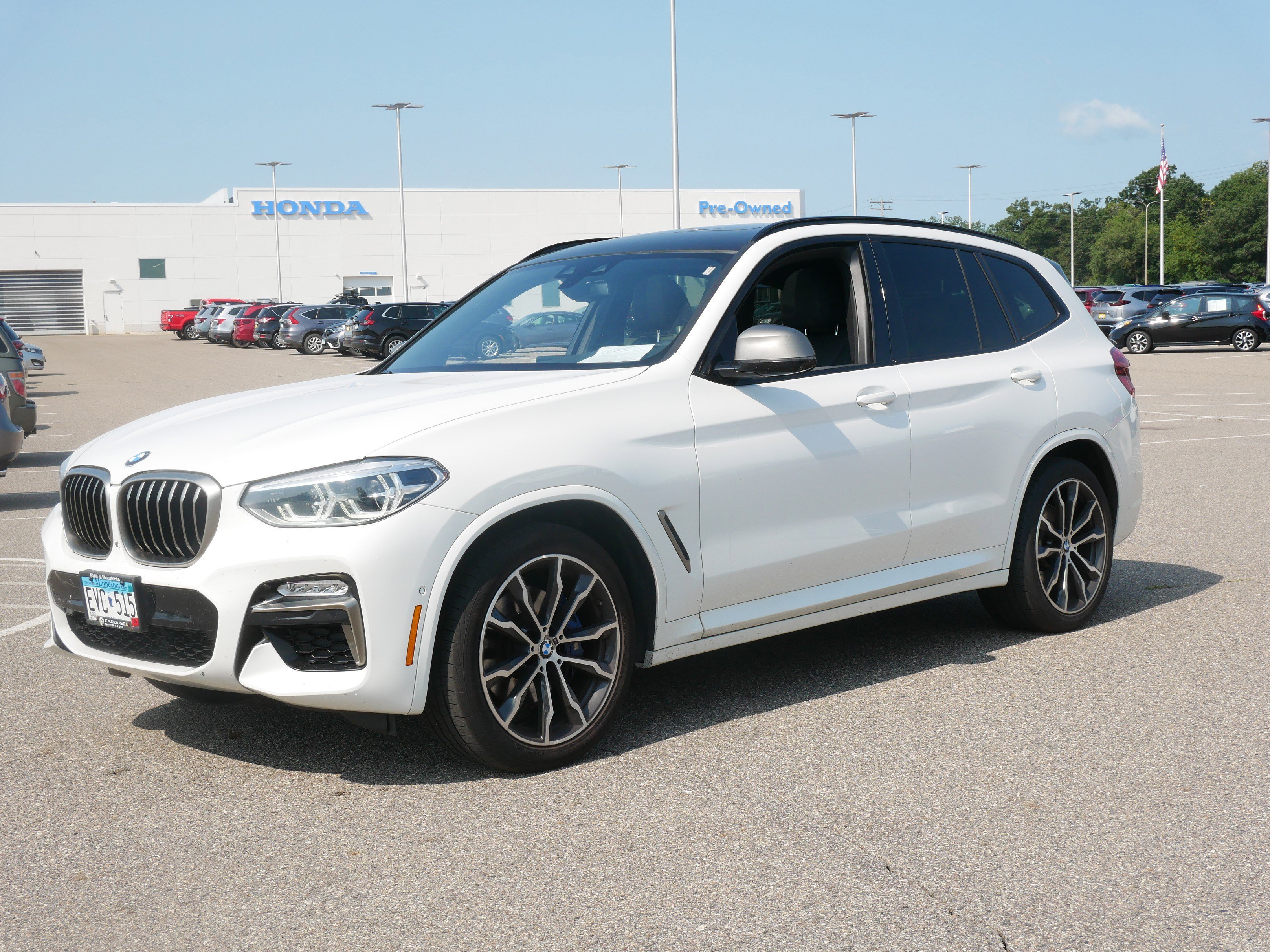 Used 2019 BMW X3 40i with VIN 5UXTS3C52KLR72957 for sale in Waite Park, Minnesota