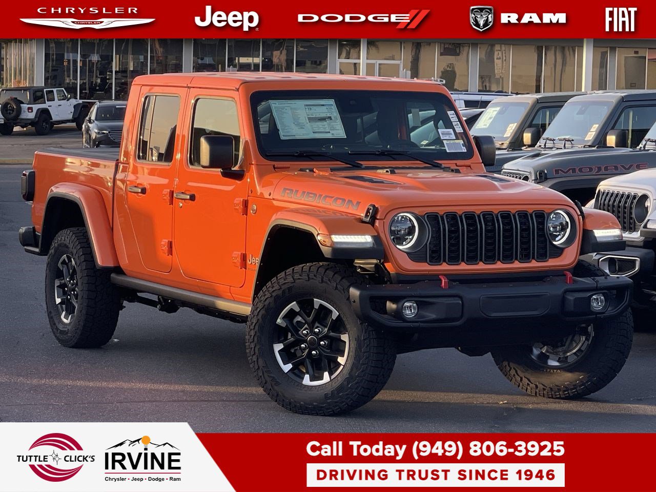 New 2025 Jeep Gladiator Rubicon X Crew Cab in Irvine #J303397