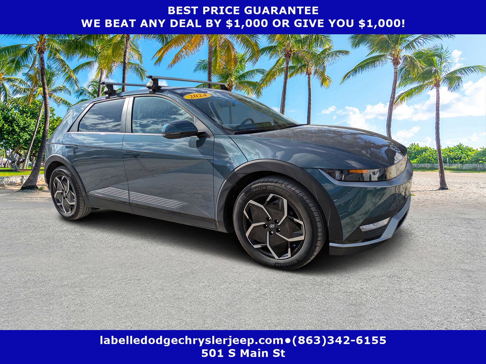 Used 2024 Hyundai IONIQ 5 SE with VIN KM8KMDDF8RU249599 for sale in LaBelle, FL