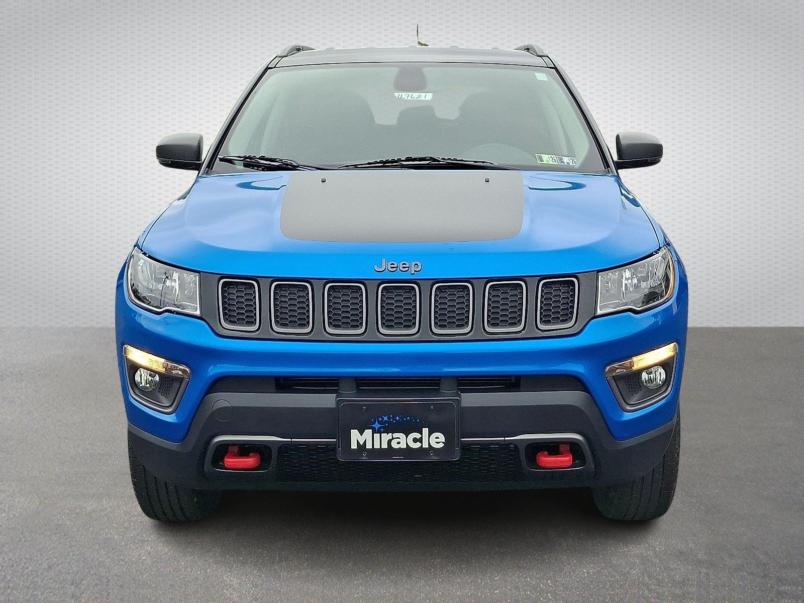 Used 2018 Jeep Compass Trailhawk with VIN 3C4NJDDB2JT342480 for sale in Fleetwood, PA