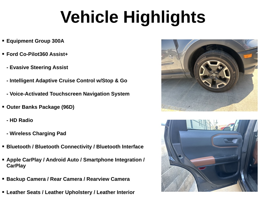 PreOwned 2021 Ford Bronco Sport Outer Banks 4D Sport Utility in Buena