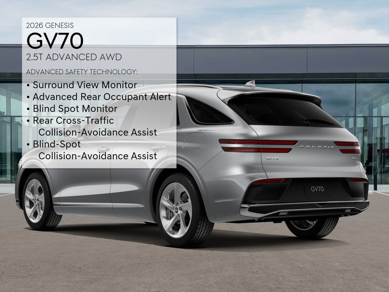 2026 Genesis GV70 2.5T Advanced photo 7