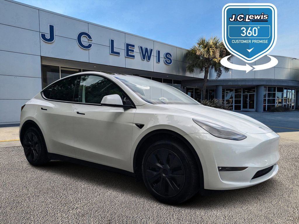 Used 2024 Tesla Model Y Long Range with VIN 7SAYGDEE3RF195121 for sale in Savannah, GA