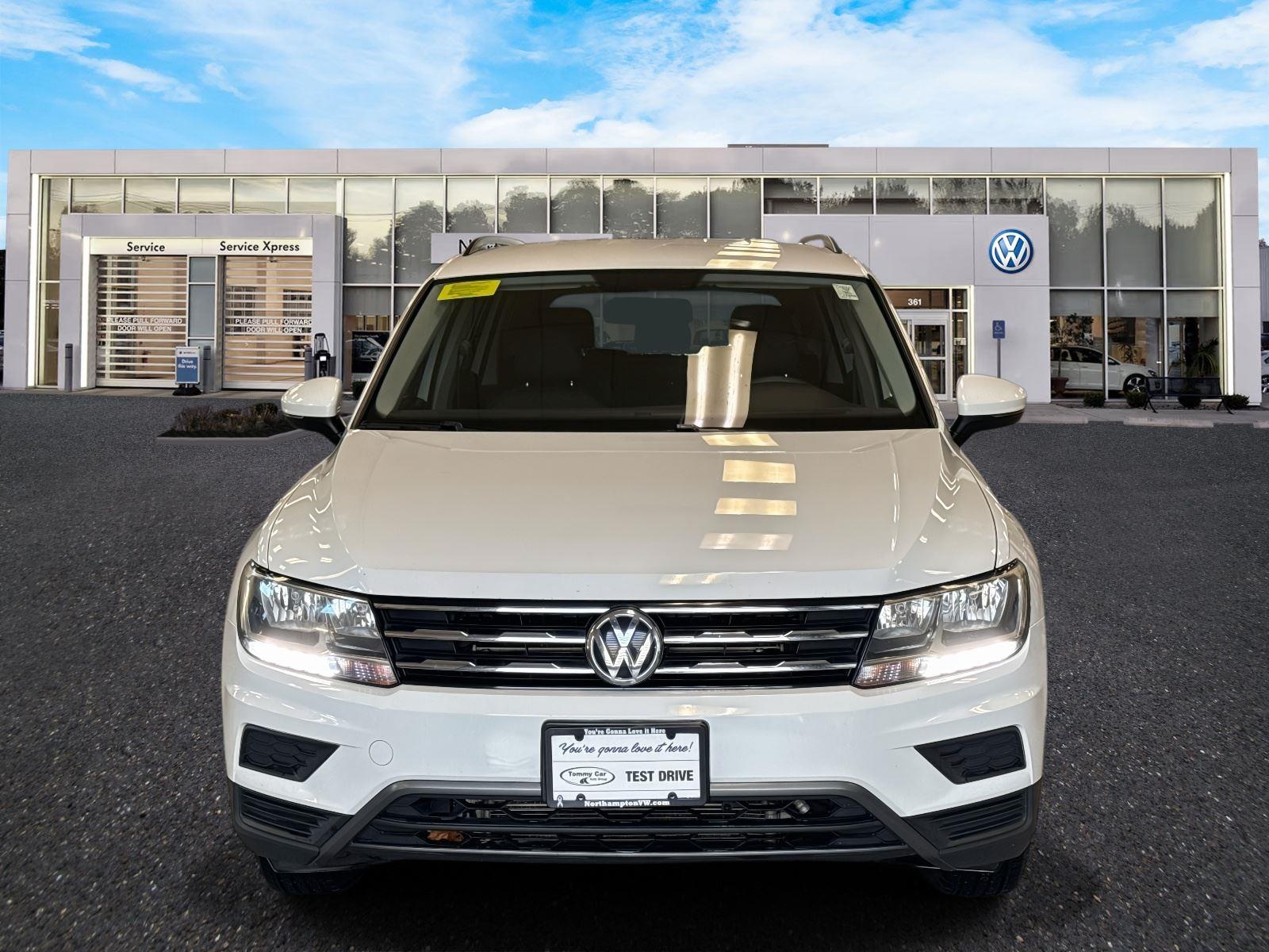Used 2018 Volkswagen Tiguan S with VIN 3VV0B7AXXJM107510 for sale in Northampton, MA