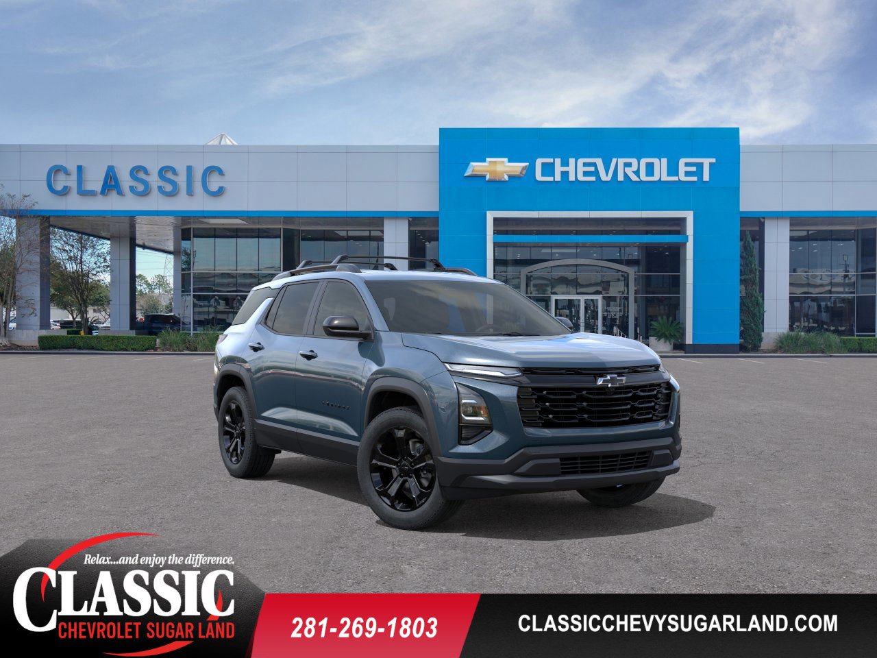 2026 Chevrolet Equinox LT Blue at Classic Elite Chevrolet Sugar Land