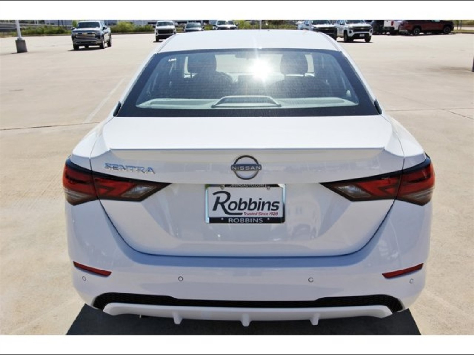2025 Nissan Sentra S White at Robbins Nissan