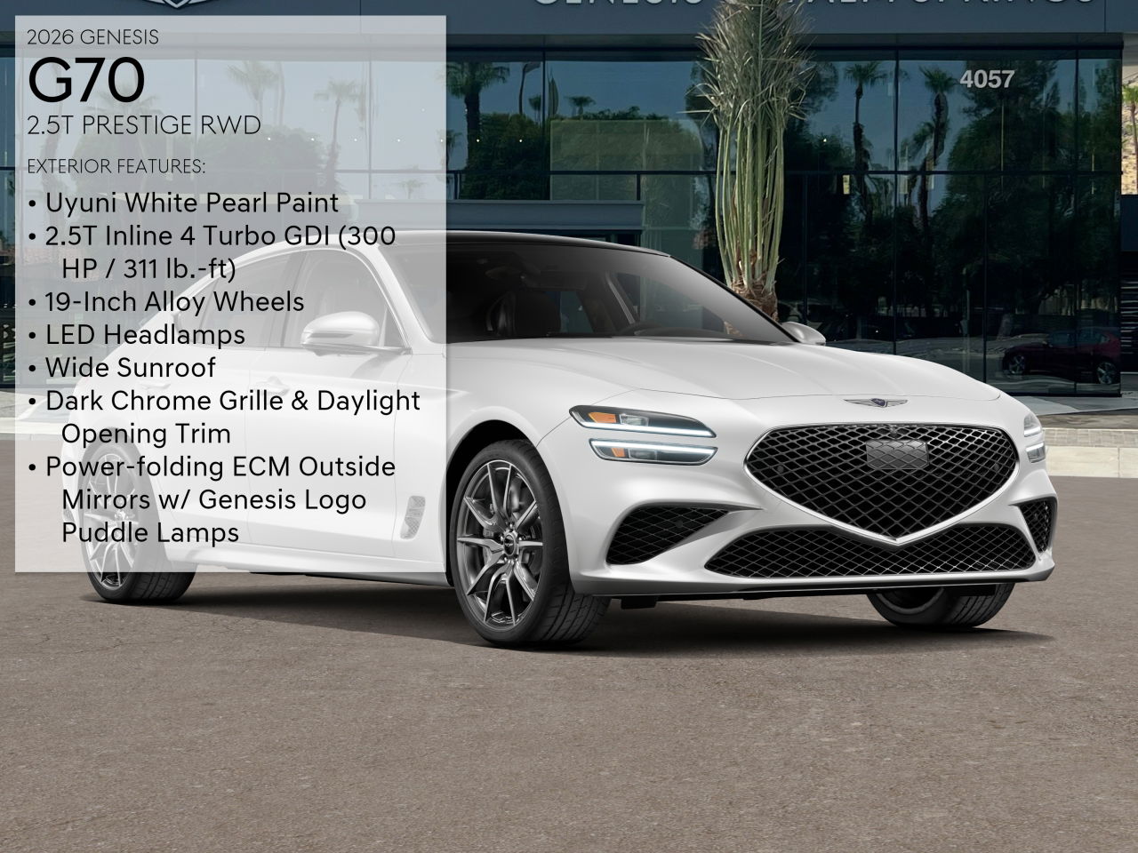 2026 Genesis G70 2.5T Prestige photo 3