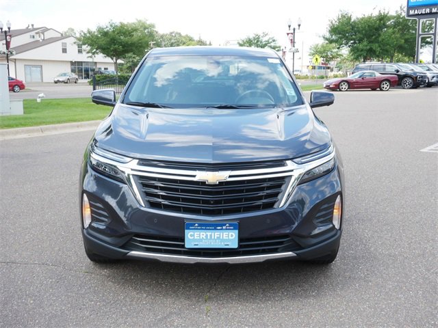 Certified 2022 Chevrolet Equinox LT with VIN 2GNAXUEV9N6150206 for sale in Anoka, Minnesota