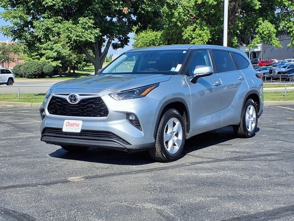 Used 2023 Toyota Highlander LE with VIN 5TDKDRAH8PS500095 for sale in Kansas City