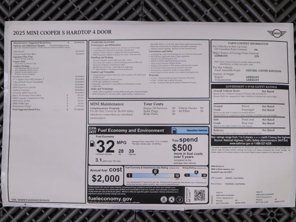 2025 Mini Cooper 4 Door Hardtop Signature photo 8