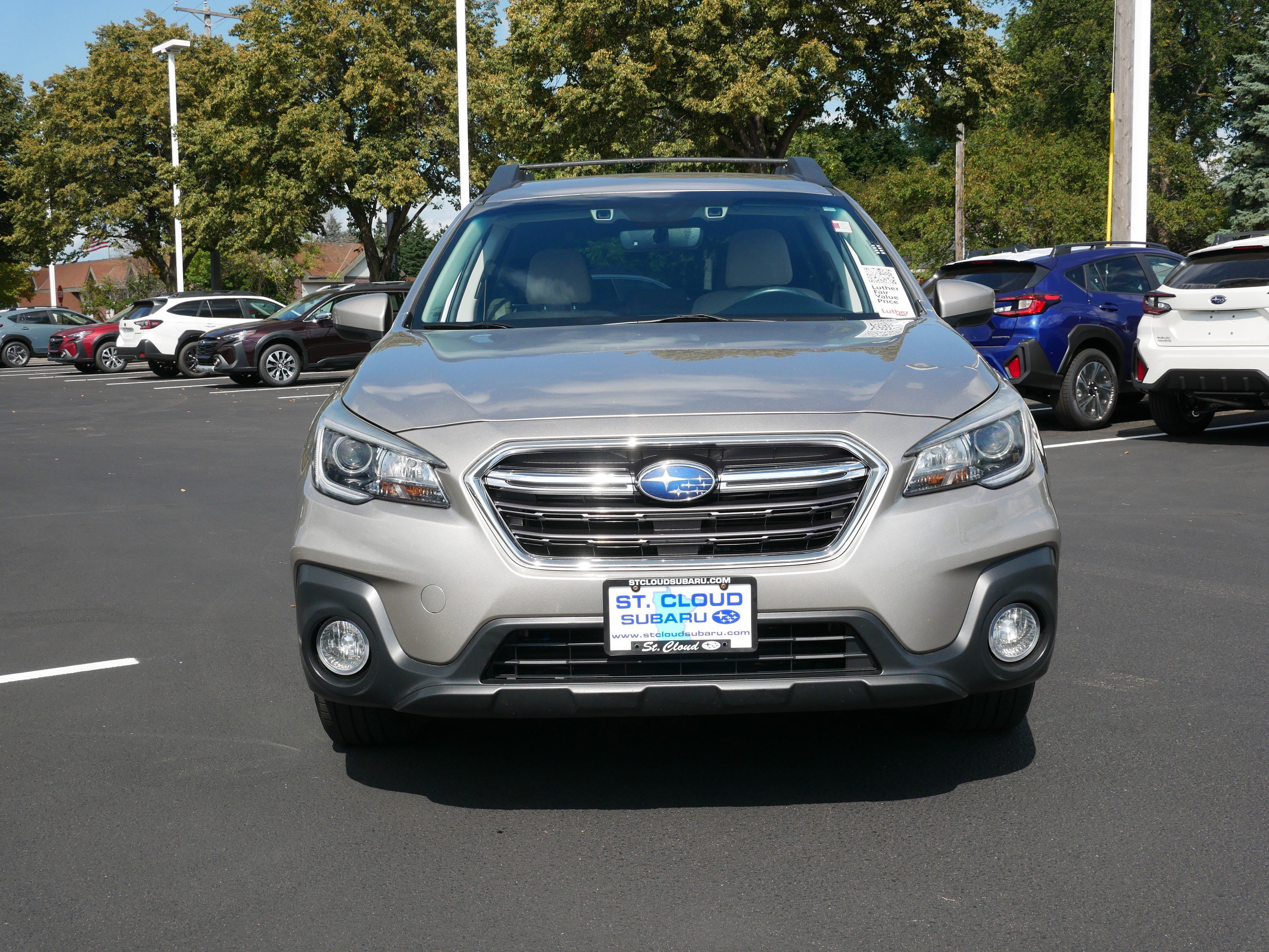 Used 2019 Subaru Outback Premium with VIN 4S4BSAFC7K3211977 for sale in Saint Cloud, Minnesota