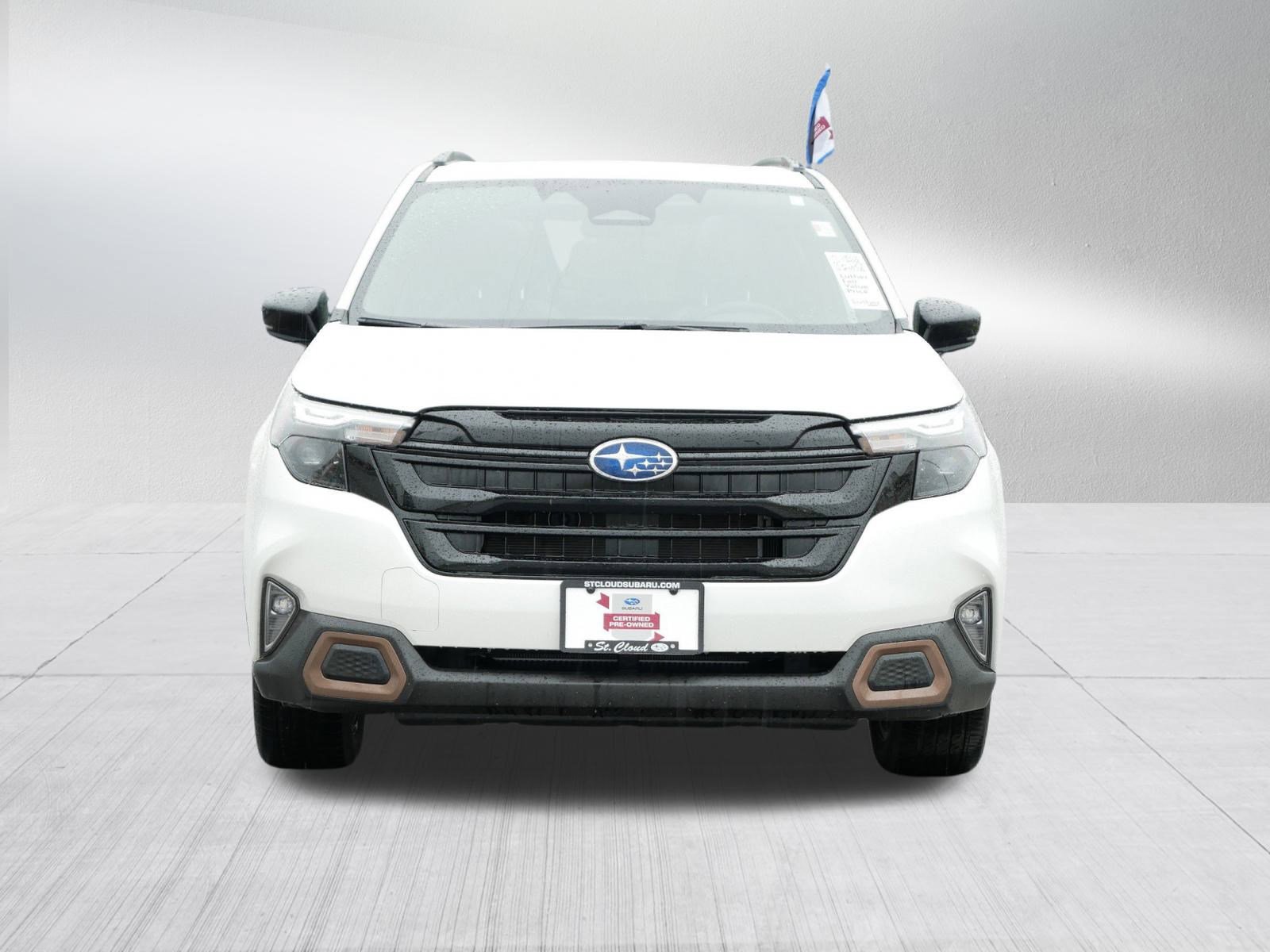 Certified 2025 Subaru Forester Sport with VIN JF2SLDHC5SH452182 for sale in Saint Cloud, Minnesota