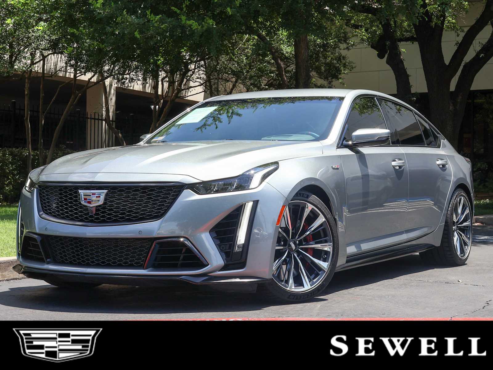Certified Used 2023 Argent Silver Metallic Cadillac V-Series Blackwing image 1
