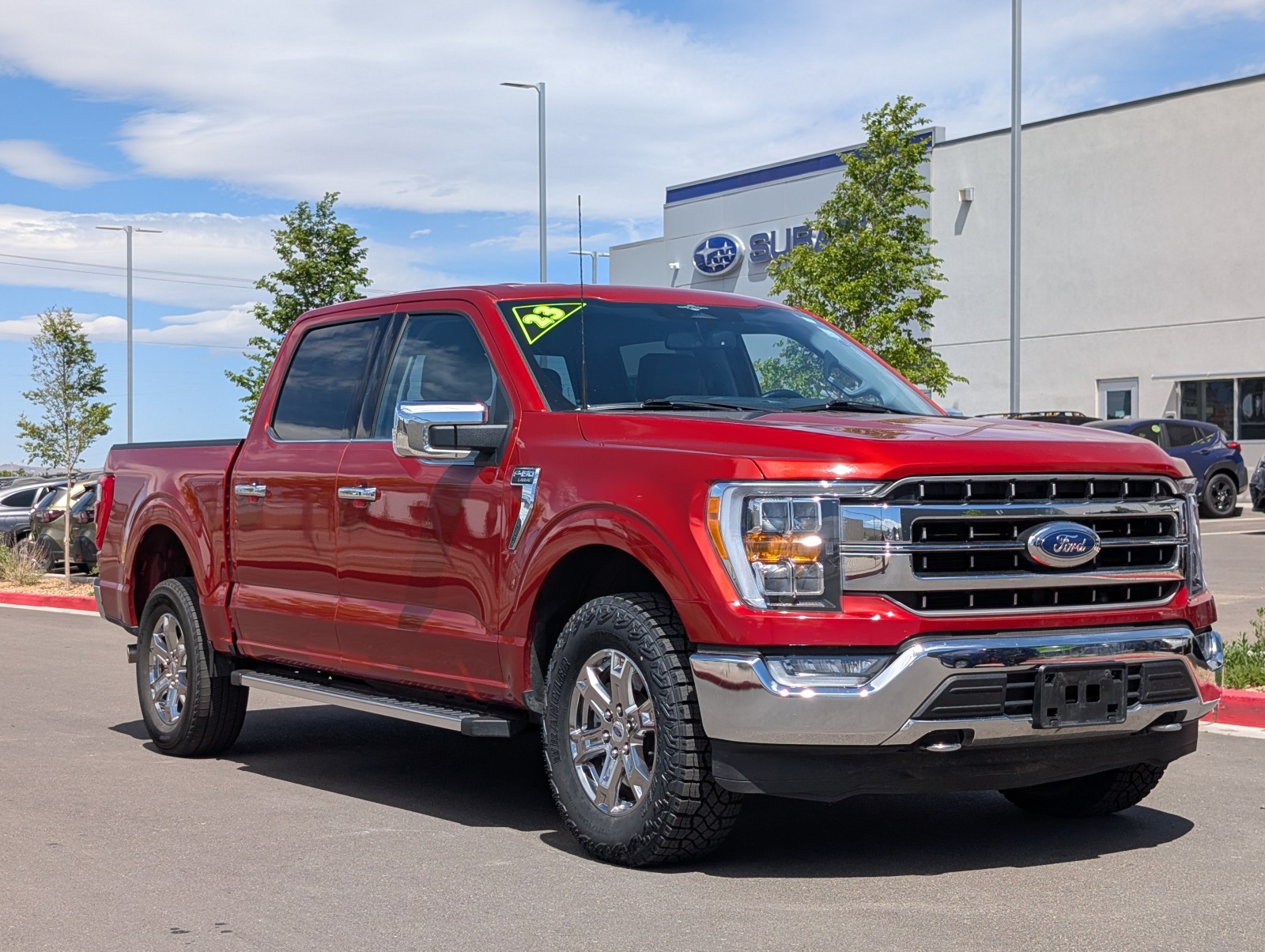 Used 2023 RED Ford LARIAT image 1