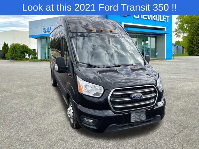Pre-Owned 2021 Ford Transit Passenger Wagon XL Extended Van in