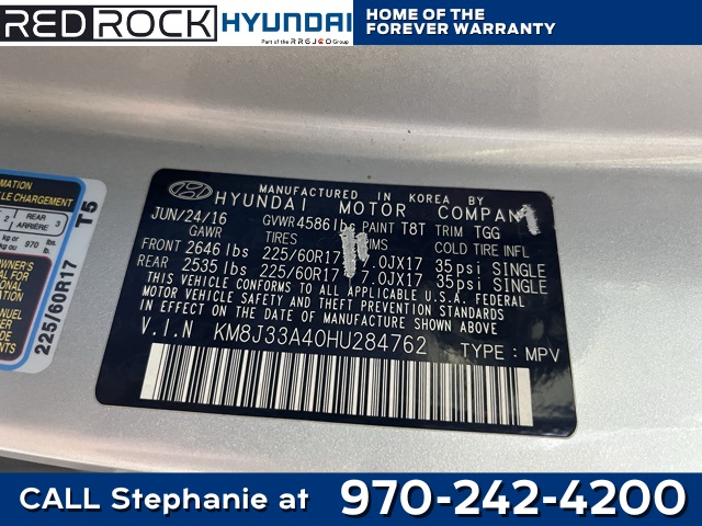 2017 Hyundai Tucson SE