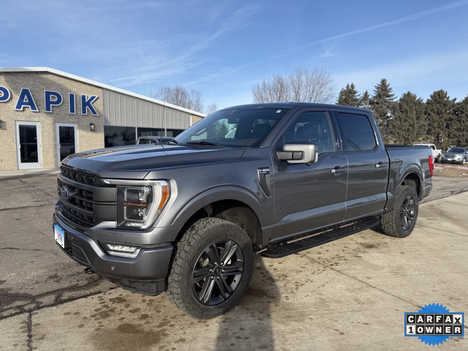 Used 2023 Ford F-150 Lariat with VIN 1FTFW1E8XPFB05004 for sale in Luverne, Minnesota