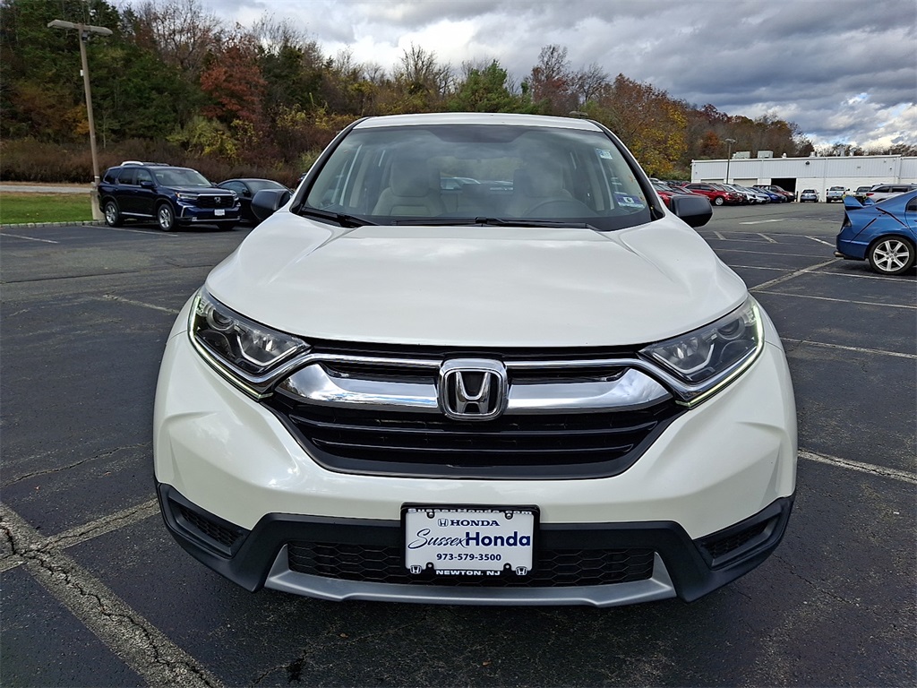 Certified 2017 Honda CR-V LX with VIN 2HKRW6H33HH206404 for sale in Newton, NJ