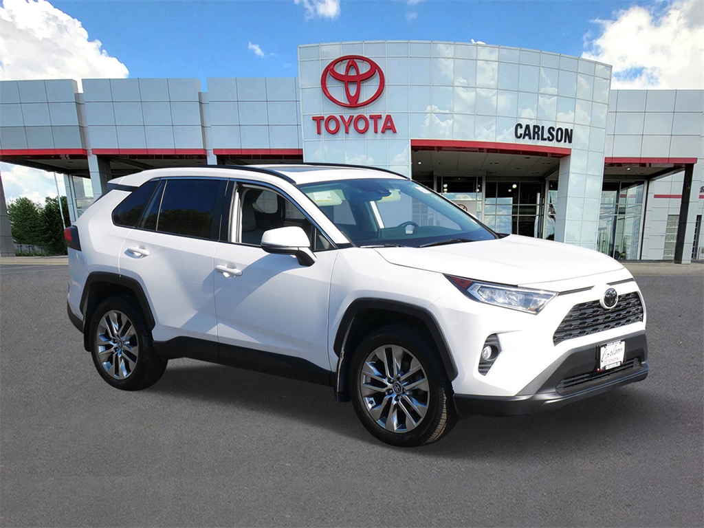 Used 2019 Toyota RAV4 XLE Premium with VIN JTMA1RFV0KD020219 for sale in Minneapolis, Minnesota