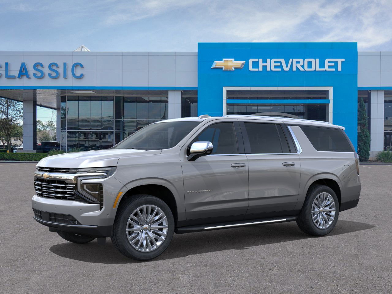 2026 Chevrolet Suburban Premier Gray at Classic Elite Chevrolet Sugar Land