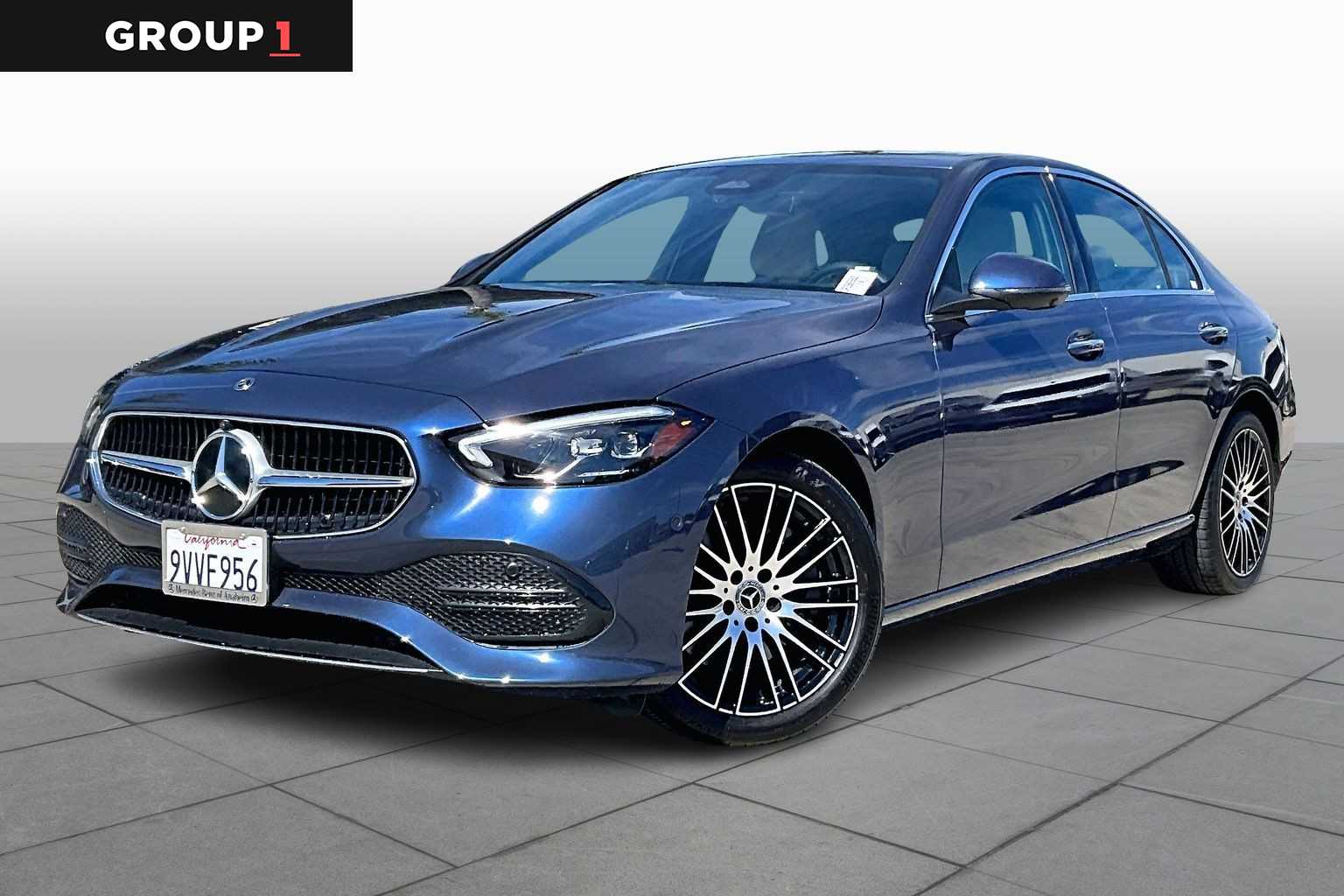 Twilight Blue Metallic 2025 Mercedes-Benz C-Class C 300 RWD Sedan Rear-Wheel Drive 9-Speed Automatic