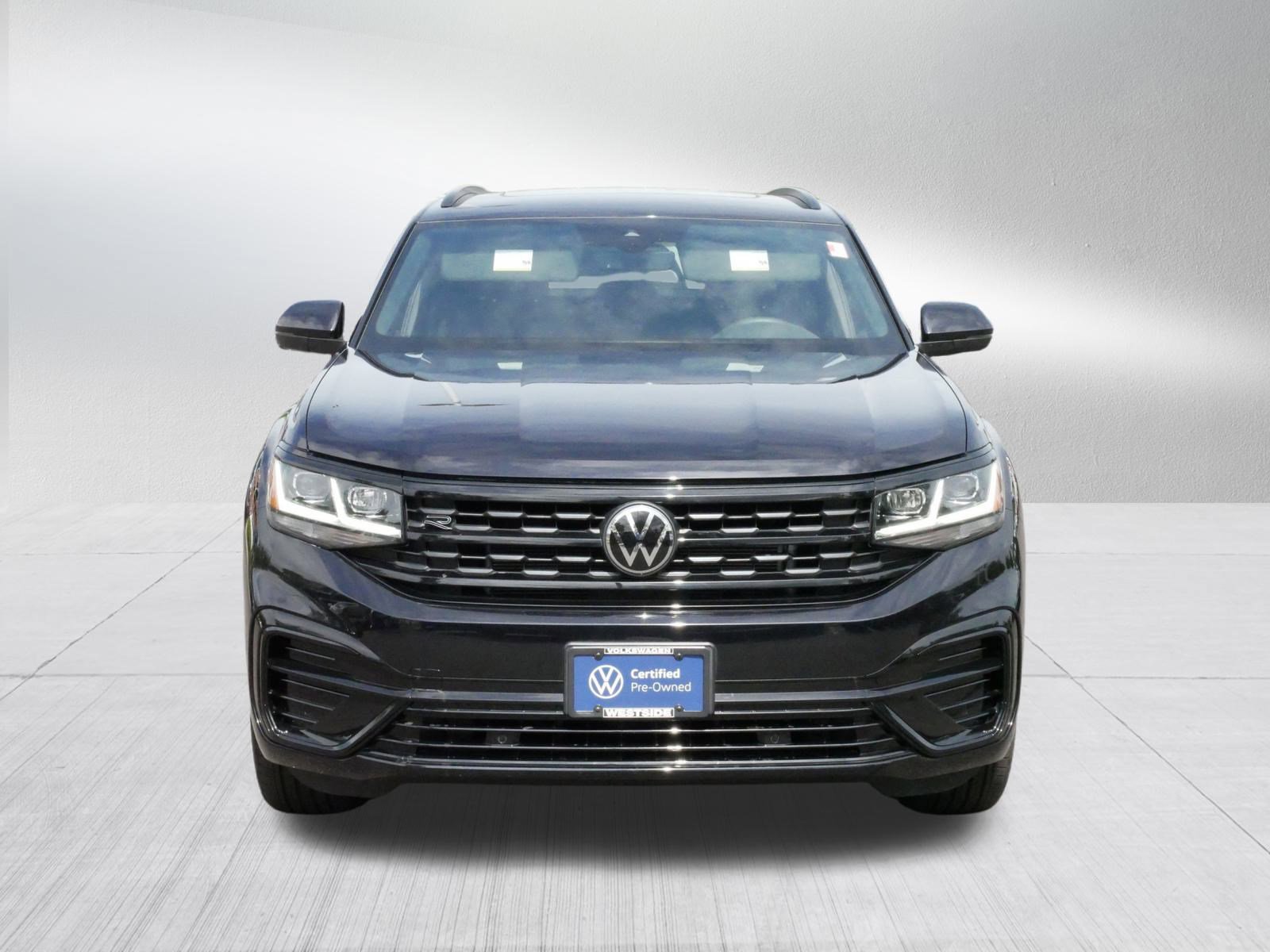 Certified 2023 Volkswagen Atlas Cross Sport SEL R-Line Black with VIN 1V2SC2CA0PC228961 for sale in Saint Louis Park, Minnesota