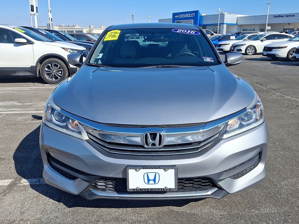 Certified 2016 Honda Accord LX with VIN 1HGCR2F3XGA053410 for sale in Washington Township, NJ