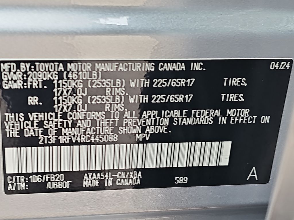 2024 Toyota RAV4 LE photo 34