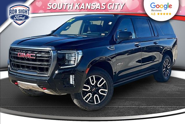 Used 2022 GMC Yukon XL AT4 with VIN 1GKS2HKLXNR123272 for sale in Kansas City
