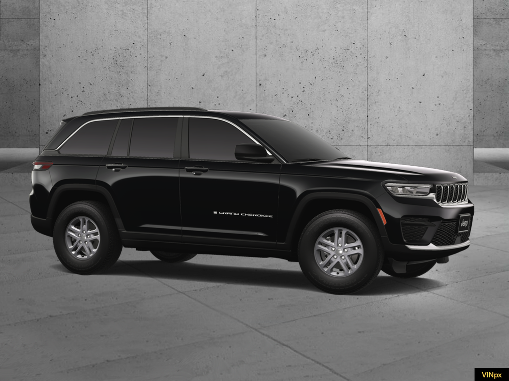 New 2025 Diamond Black Crystal Pearl-Coat Exterior Paint Jeep Laredo image 9