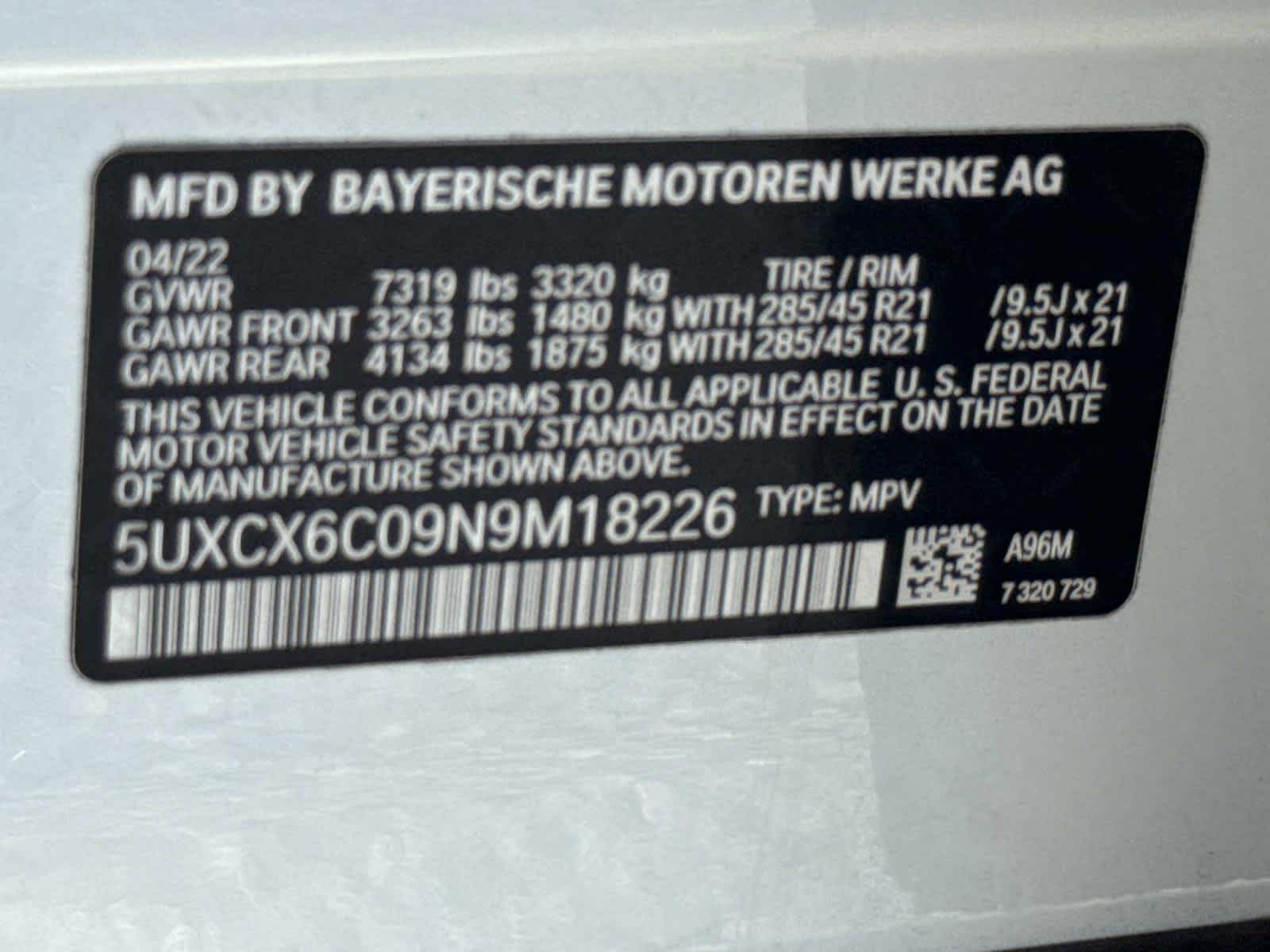 2022 Bmw X7 M50i photo 23