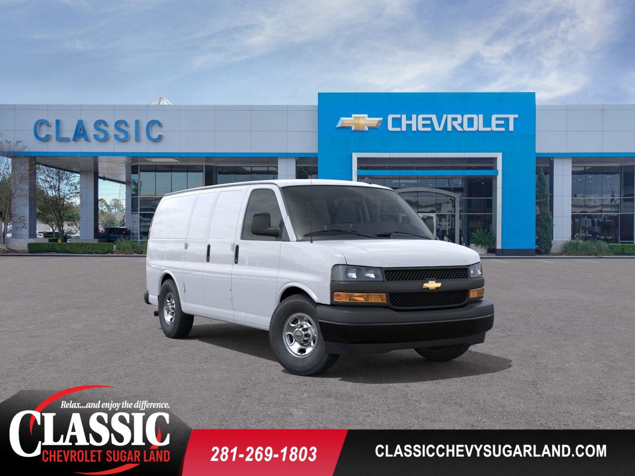 2025 Chevrolet Express Cargo 2500 WT White at Classic Elite Chevrolet Sugar Land