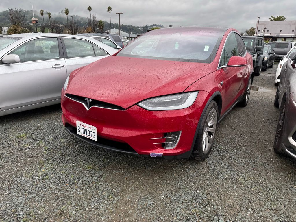 Used 2018 Tesla Model X 75D with VIN 5YJXCAE28JF143691 for sale in San Rafael, CA