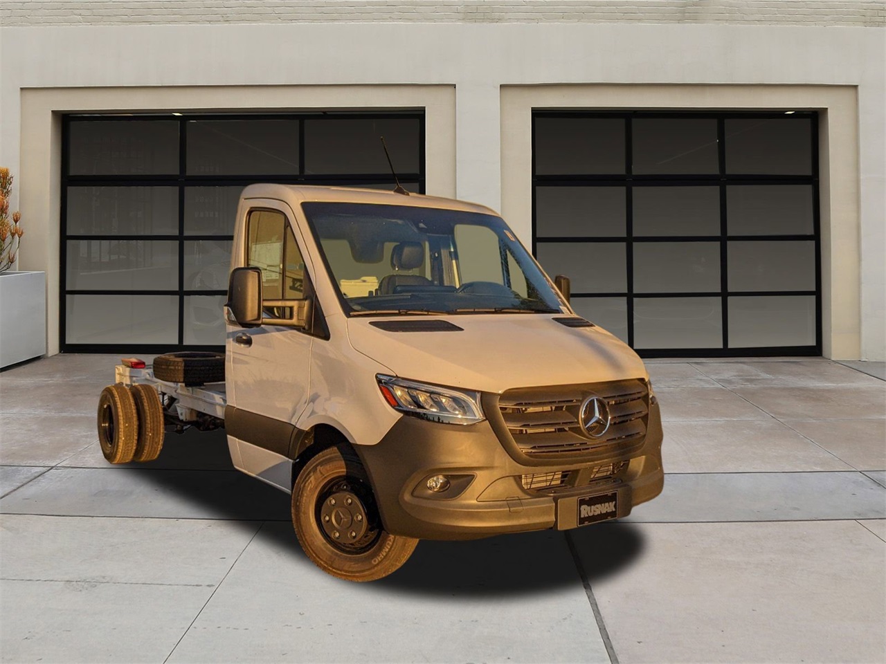 Used 2023 White Mercedes-Benz Cab Chassis 170 WB image 1