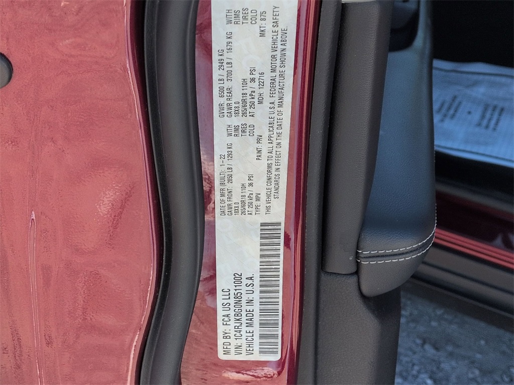 2022 Jeep Grand Cherokee Limited photo 11