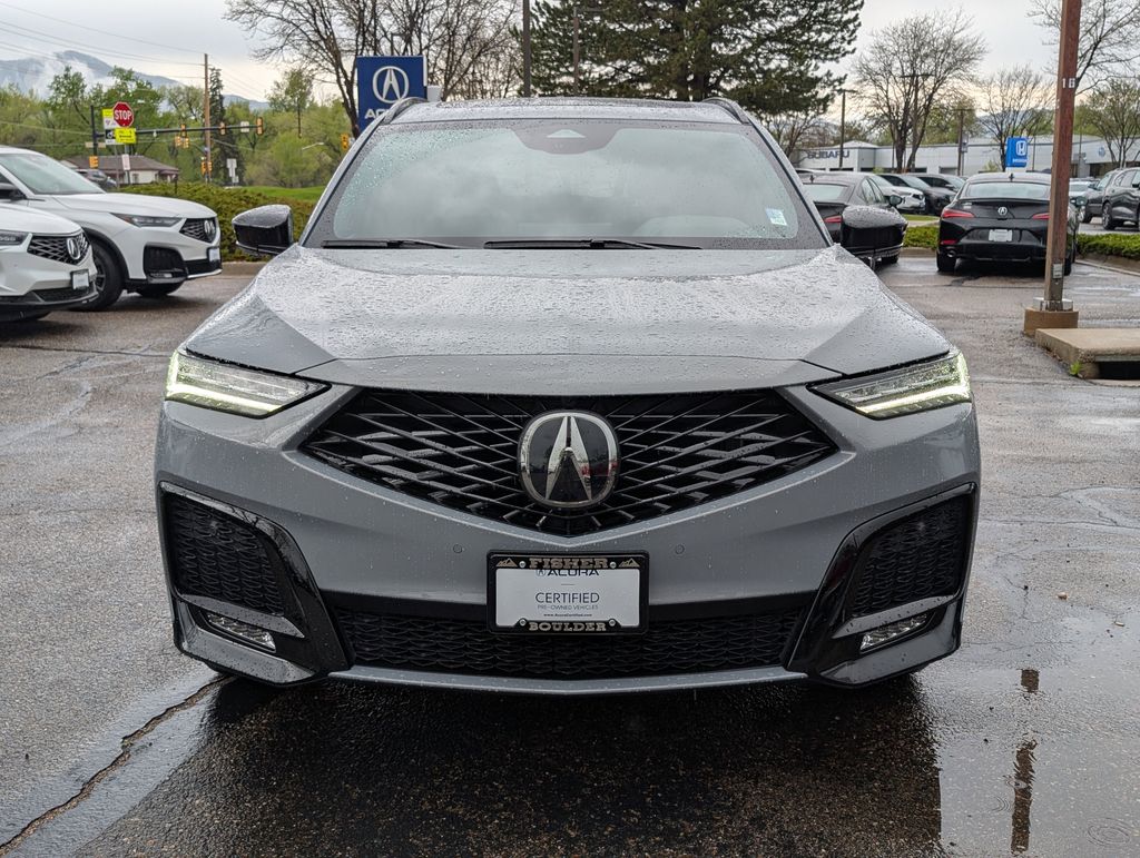 Certified 2025 Acura MDX A-spec w/Advance Package with VIN 5J8YE1H97SL020133 for sale in Boulder, CO