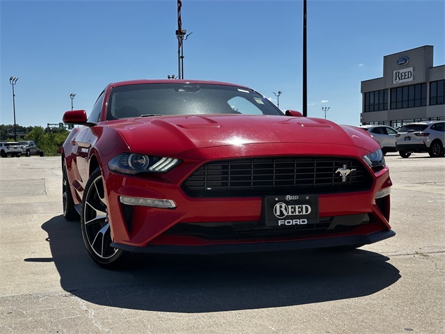 Used 2021 Ford Mustang EcoBoost with VIN 1FA6P8TD1M5127163 for sale in Kansas City