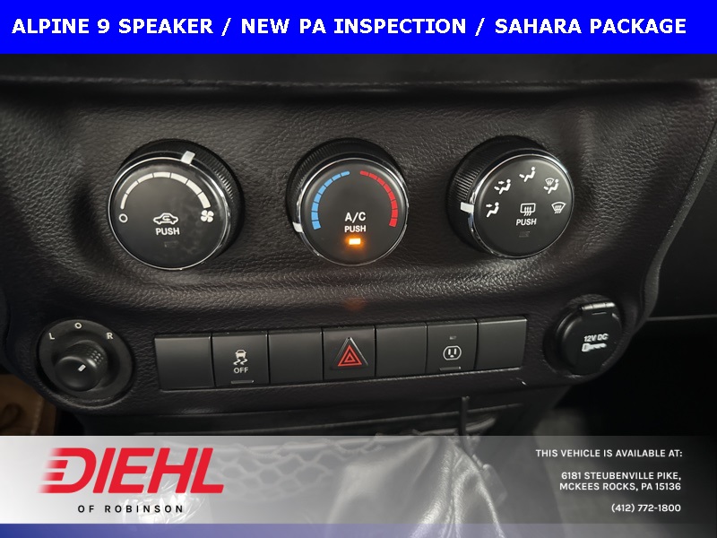 2015 Jeep Wrangler Unlimited Sahara photo 21