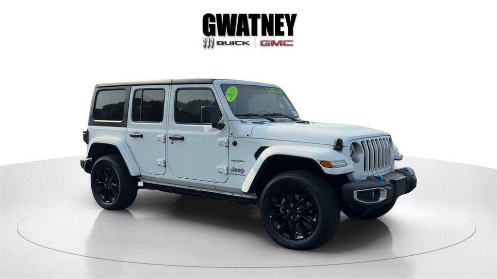 Used 2023 White Jeep Sahara image 1