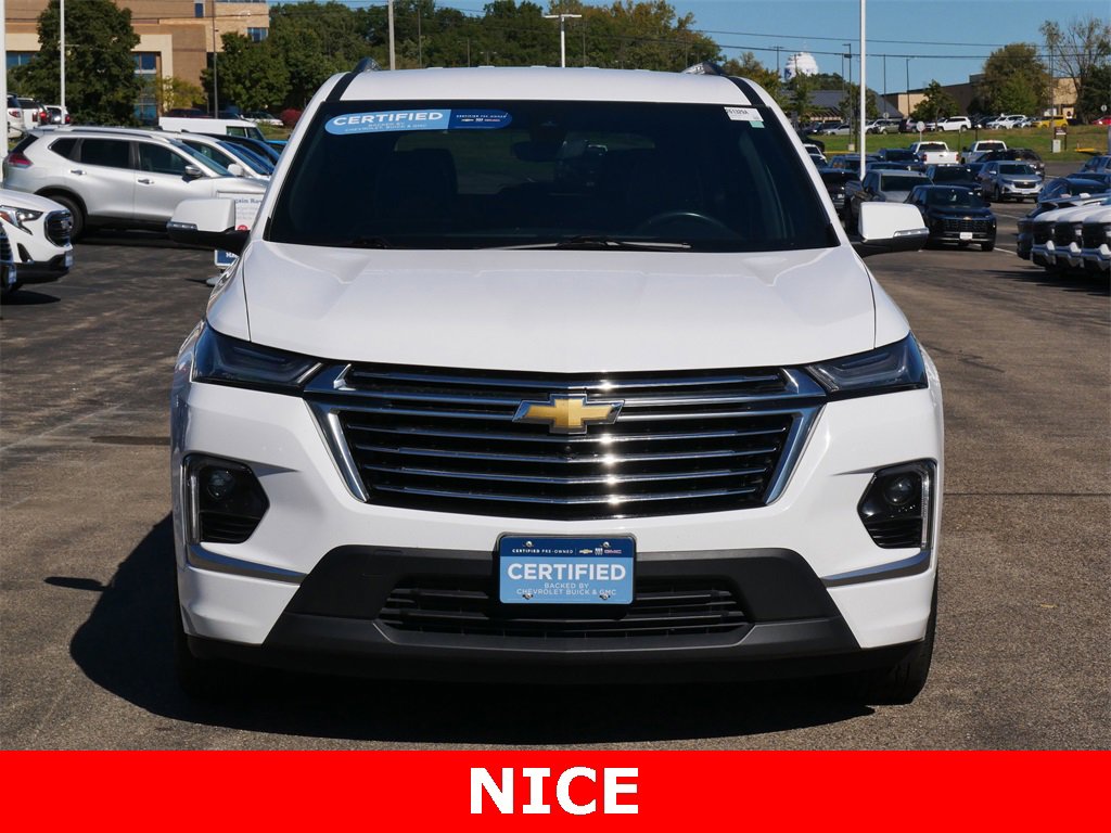 Used 2022 Chevrolet Traverse Premier with VIN 1GNEVKKW8NJ125714 for sale in Inver Grove Heights, Minnesota