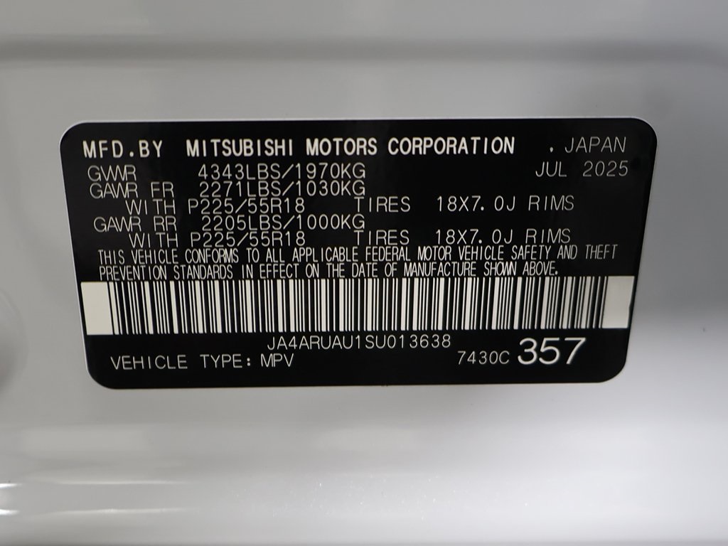 2025 Mitsubishi Outlander Sport ES SE LE photo 32
