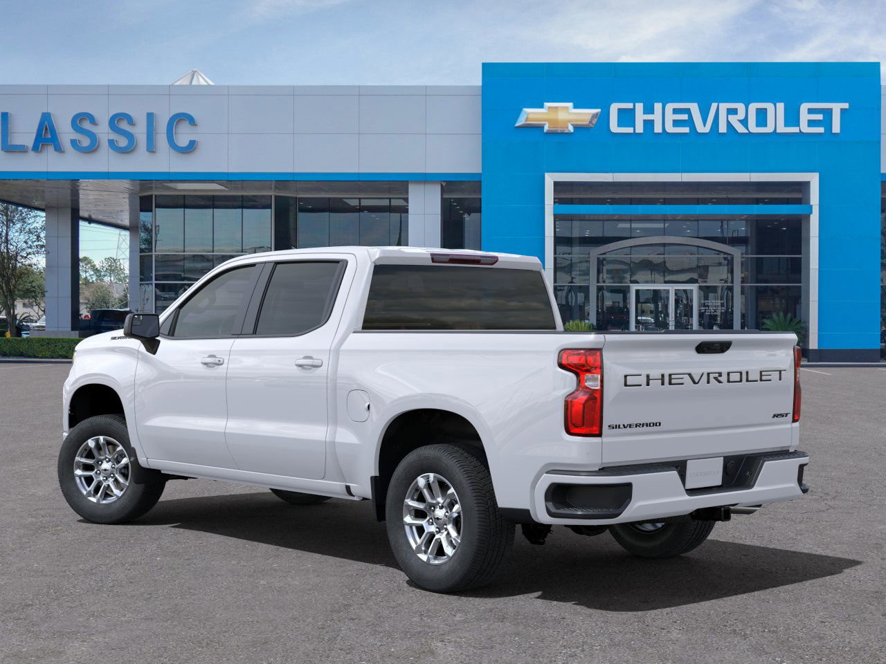 2025 Chevrolet Silverado 1500 RST White at Classic Elite Chevrolet Sugar Land