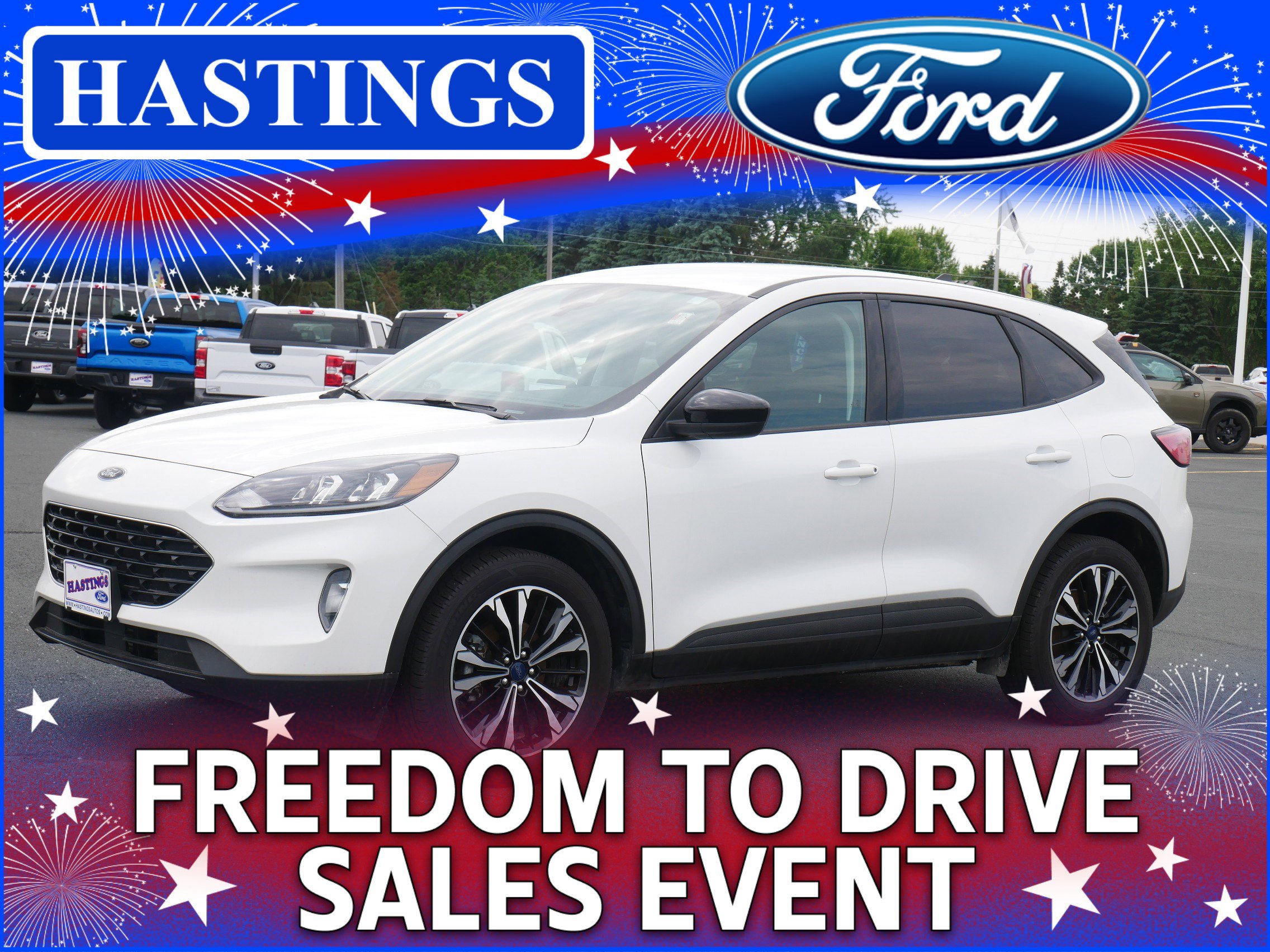 Used 2022 Ford Escape SEL with VIN 1FMCU9H9XNUB21767 for sale in Hastings, Minnesota