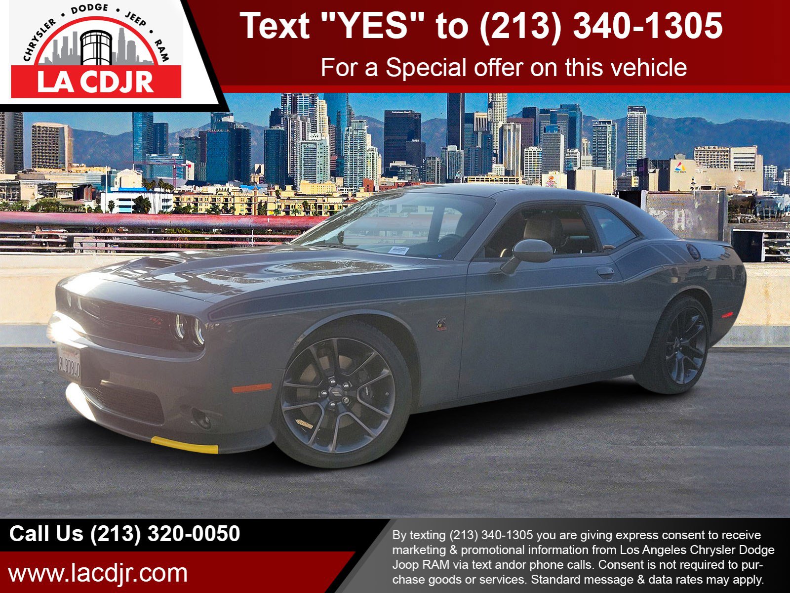Used 2023 Destroyer Gray Clearcoat Dodge R/T Scat Pack image 1