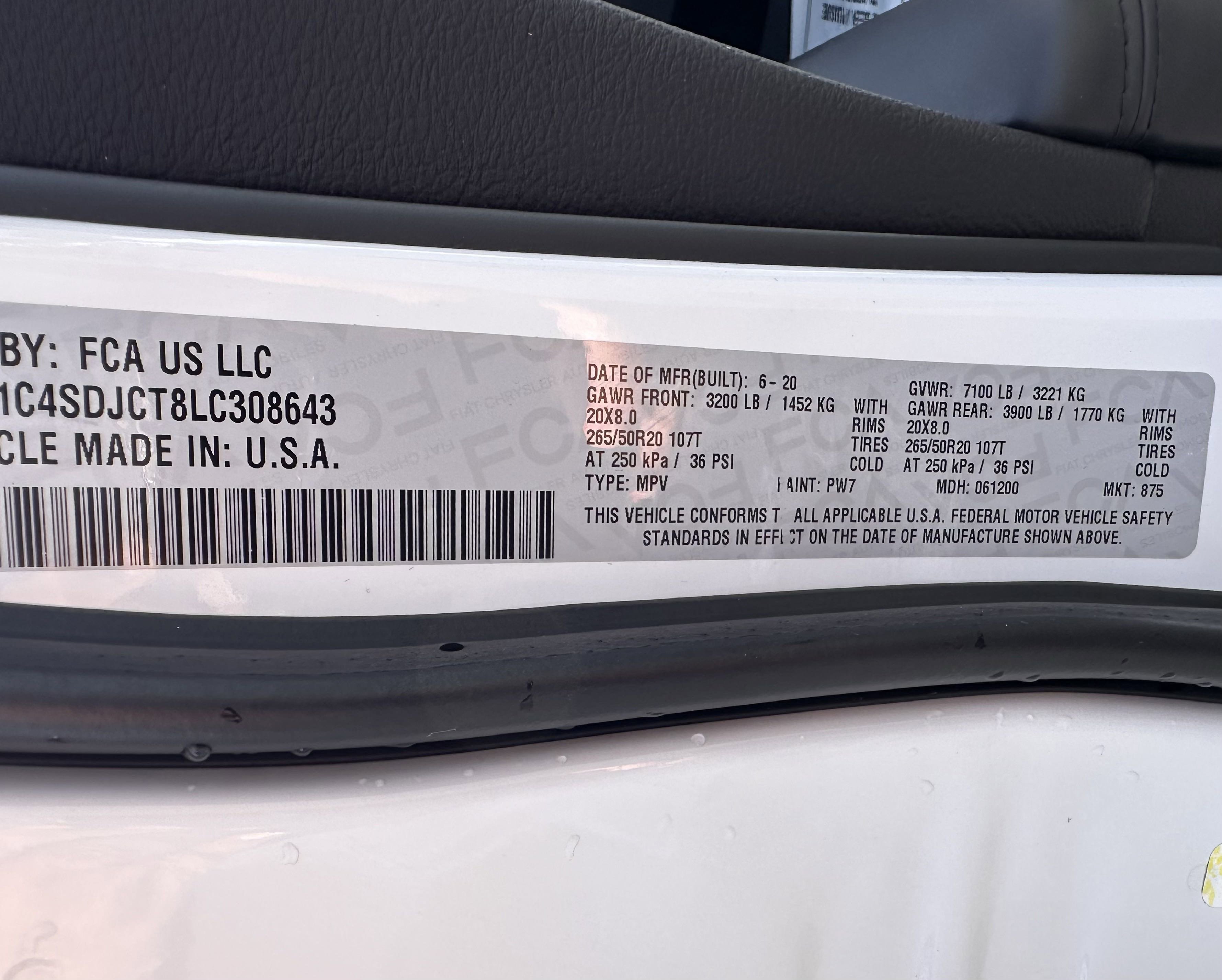 2020 Dodge Durango R/T photo 17